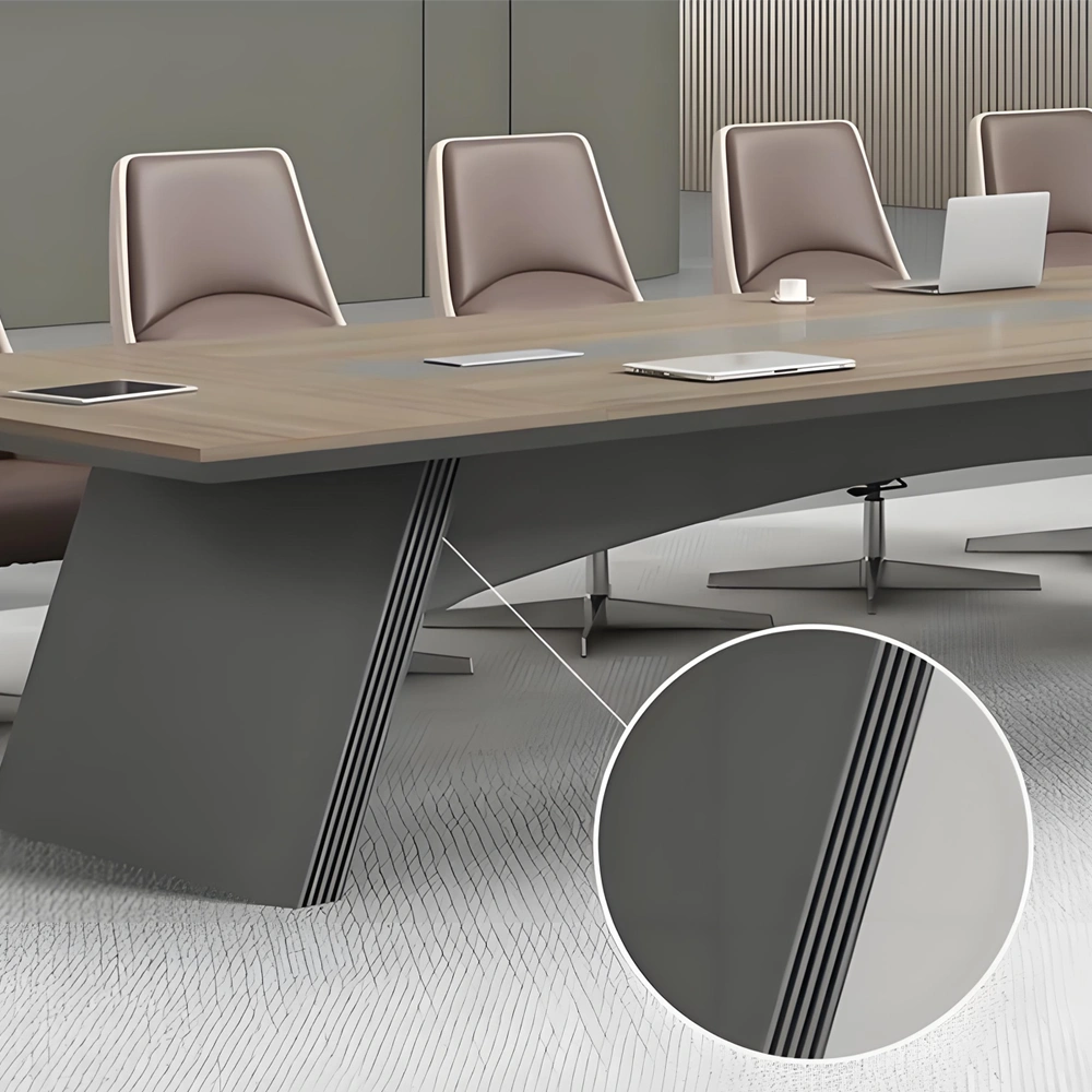 Stylish Panel-Based Conference Table - Maoters