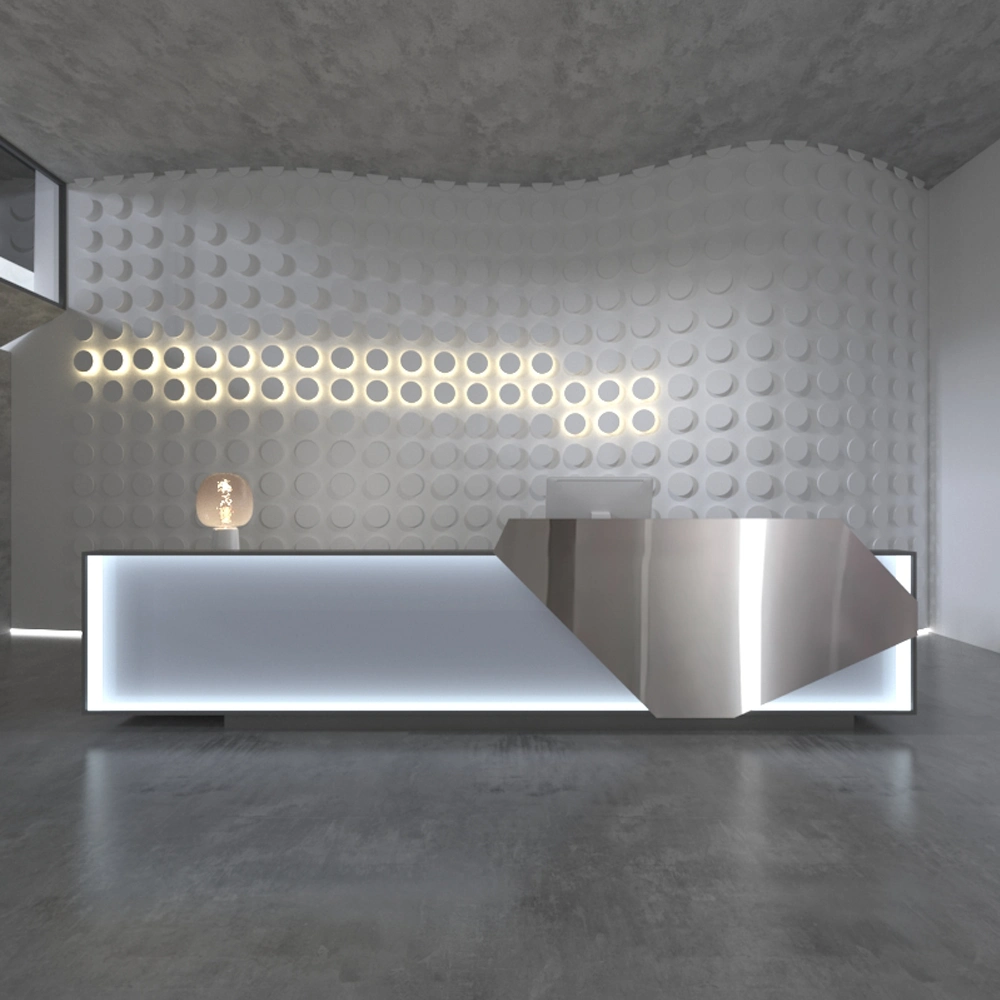 Lacquered Reception Desk Simple Modern