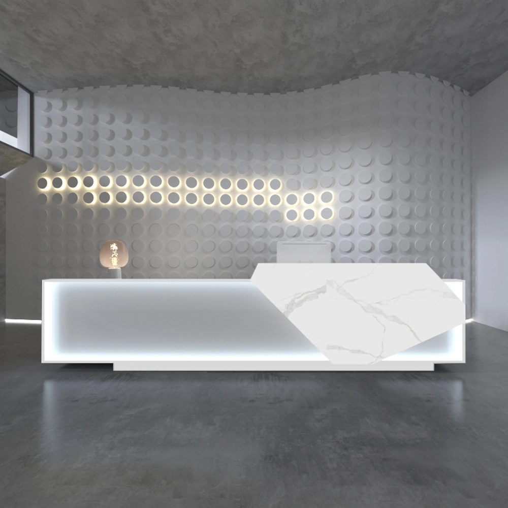 Lacquered Reception Desk Simple Modern