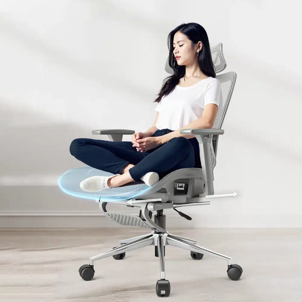 Ergonomic Office Chair with Lumbar Support - Home Computer Desk Chair for Back Pain Relief