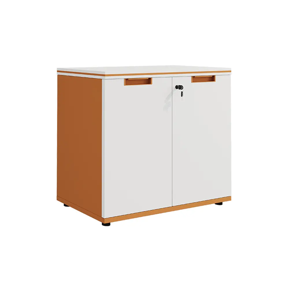 Modern Wood Office Credenza | Sideboard with File Drawers & Storage Compartments