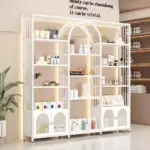 Beauty Display Cabinets, Cosmetic Showcase Shelves for Salon & Retail