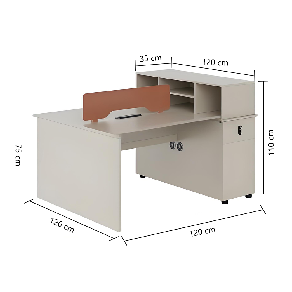 Modern minimalist office desks computer workstations