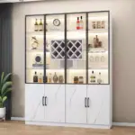 Glass Door Wine Cabinets & Display Cabinets for Living Room