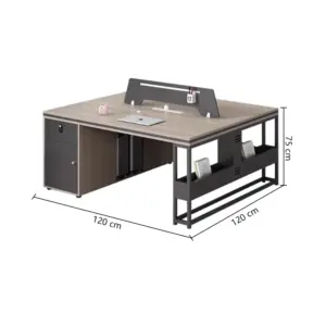 Simple and modern, multi-functional workstation with drawers, office booth, financial desk combination.