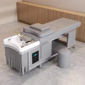 Shampoo Bowl with Water Circulation Professional Hair Salon Sink Chair
