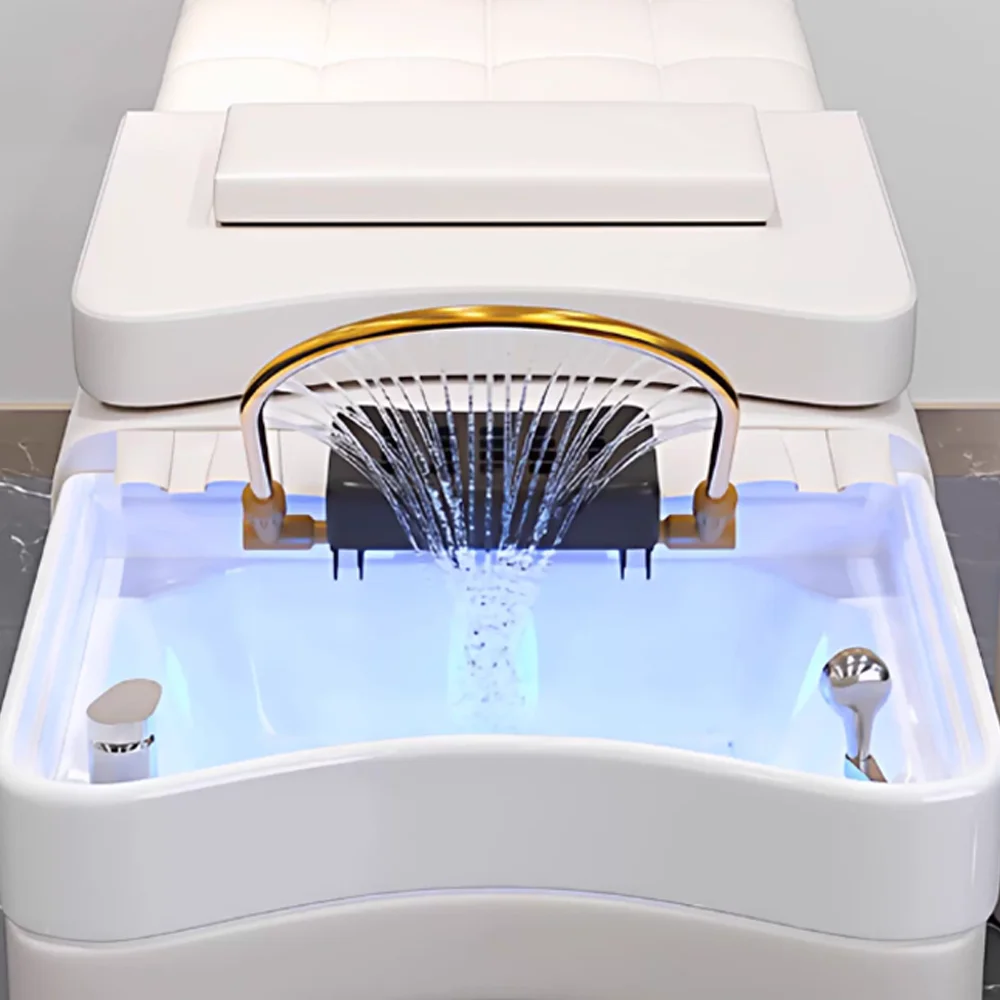 Professional Constant Temperature Water Circulating Steaming Shampoo Bed - For Hair Salons