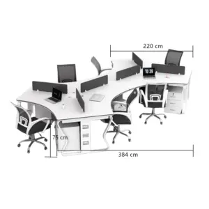 Space-Saving Modular Office Desks,Minimalist & Collaborative Workstation Solutions