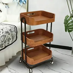 Beauty Cart Organizer - Mobile Storage Trolley for Makeup
