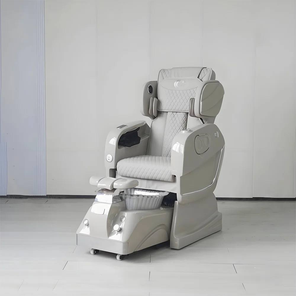 Electric Pedicure Chair with Massage and Built-in Foot Bath