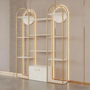 Luxury Cosmetic Display Case - Elegant Countertop Showcase for Makeup & Skincare