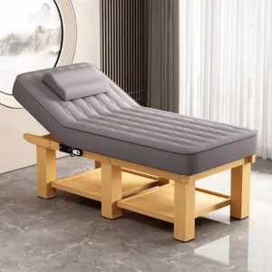 A multi-functional, constant-temperature heating and electric massage bed