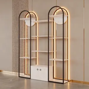 Luxury Cosmetic Display Case - Elegant Countertop Showcase for Makeup & Skincare
