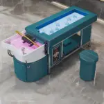 Intelligent Beauty Salon Shampoo Bed with Water Recycling System