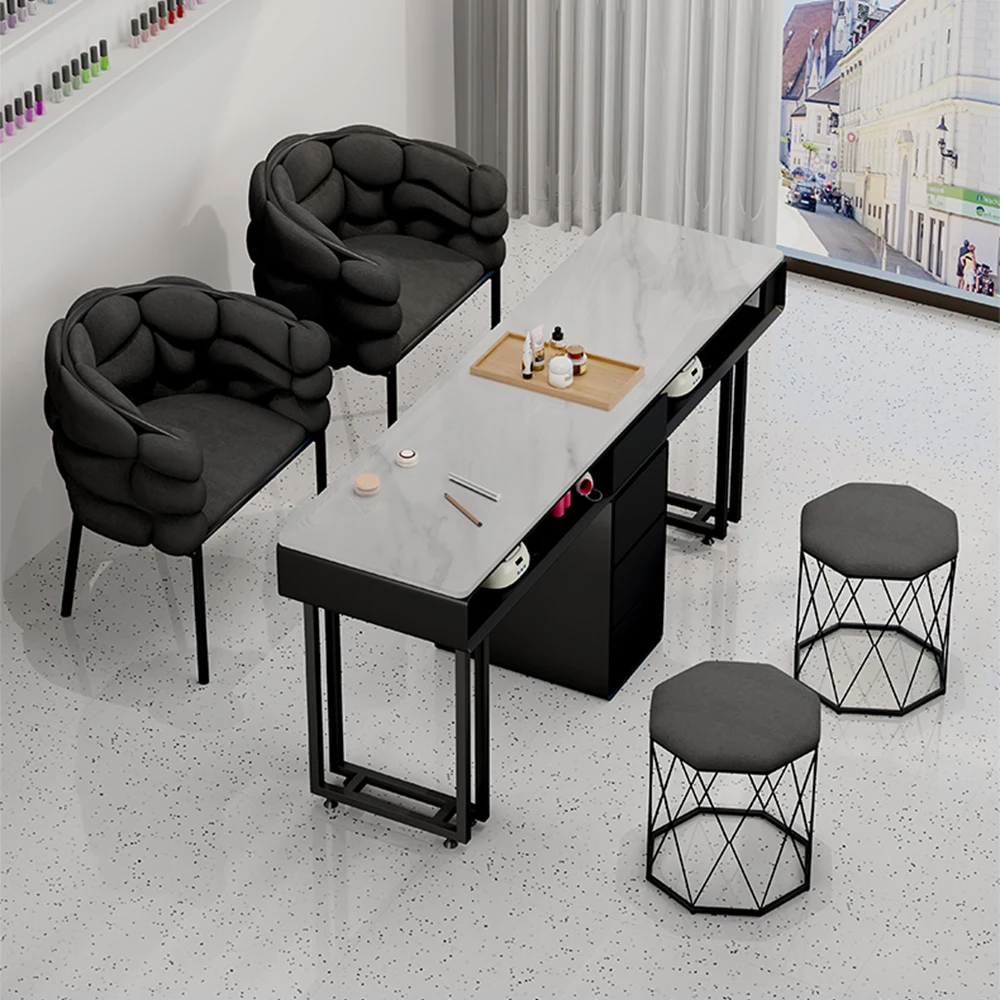 All-in-One Nail Table with Built-in Vacuum