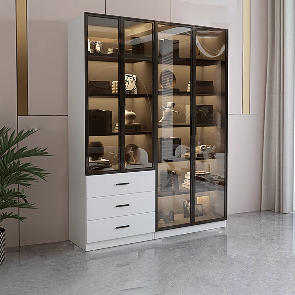 Display Bookshelf Cabinet for Figures (1) Display Bookshelf Cabinet for Figures