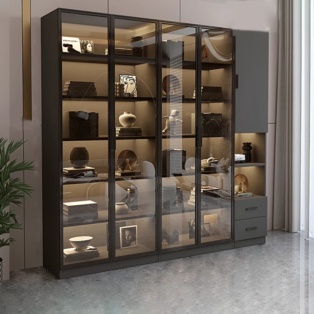 Display Bookshelf Cabinet for Figures (9) Display Bookshelf Cabinet for Figures