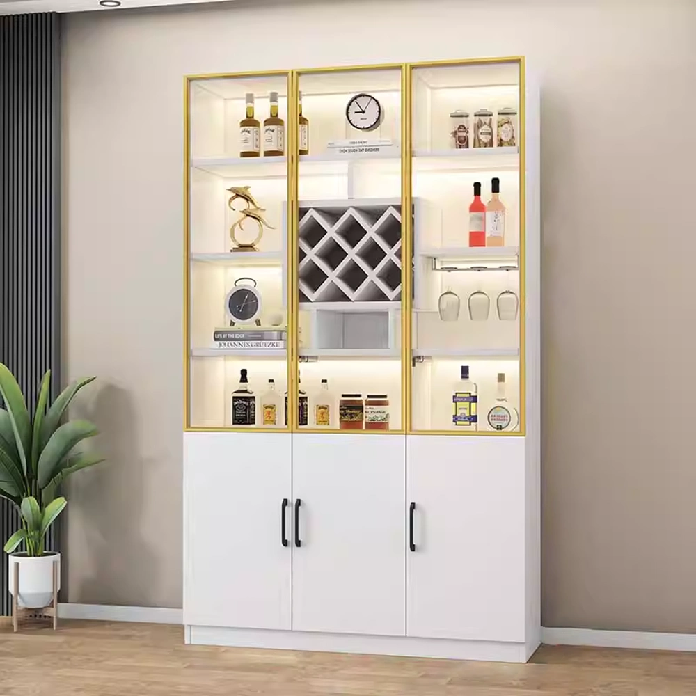 Glass Door Wine Cabinets & Display Cabinets for Living Room