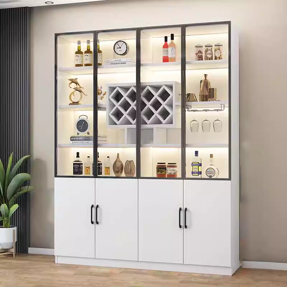 Glass Door Wine Cabinets & Display Cabinets for Living Room