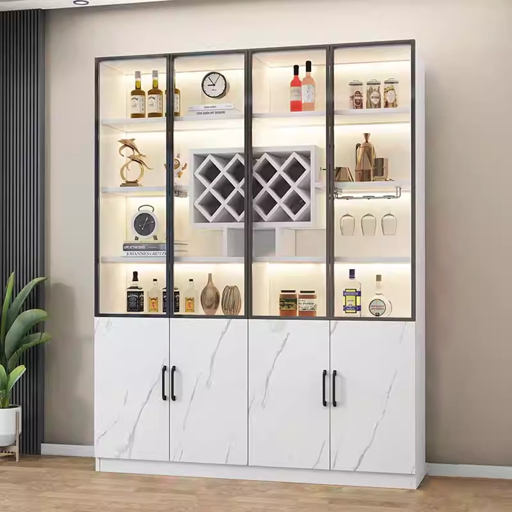 Glass Door Wine Cabinets & Display Cabinets for Living Room