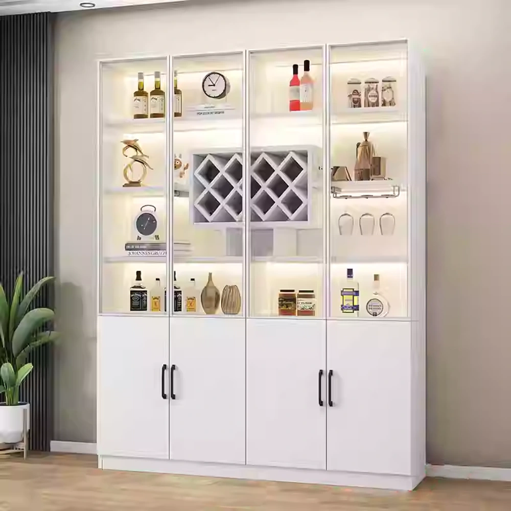 Glass Door Wine Cabinets & Display Cabinets for Living Room