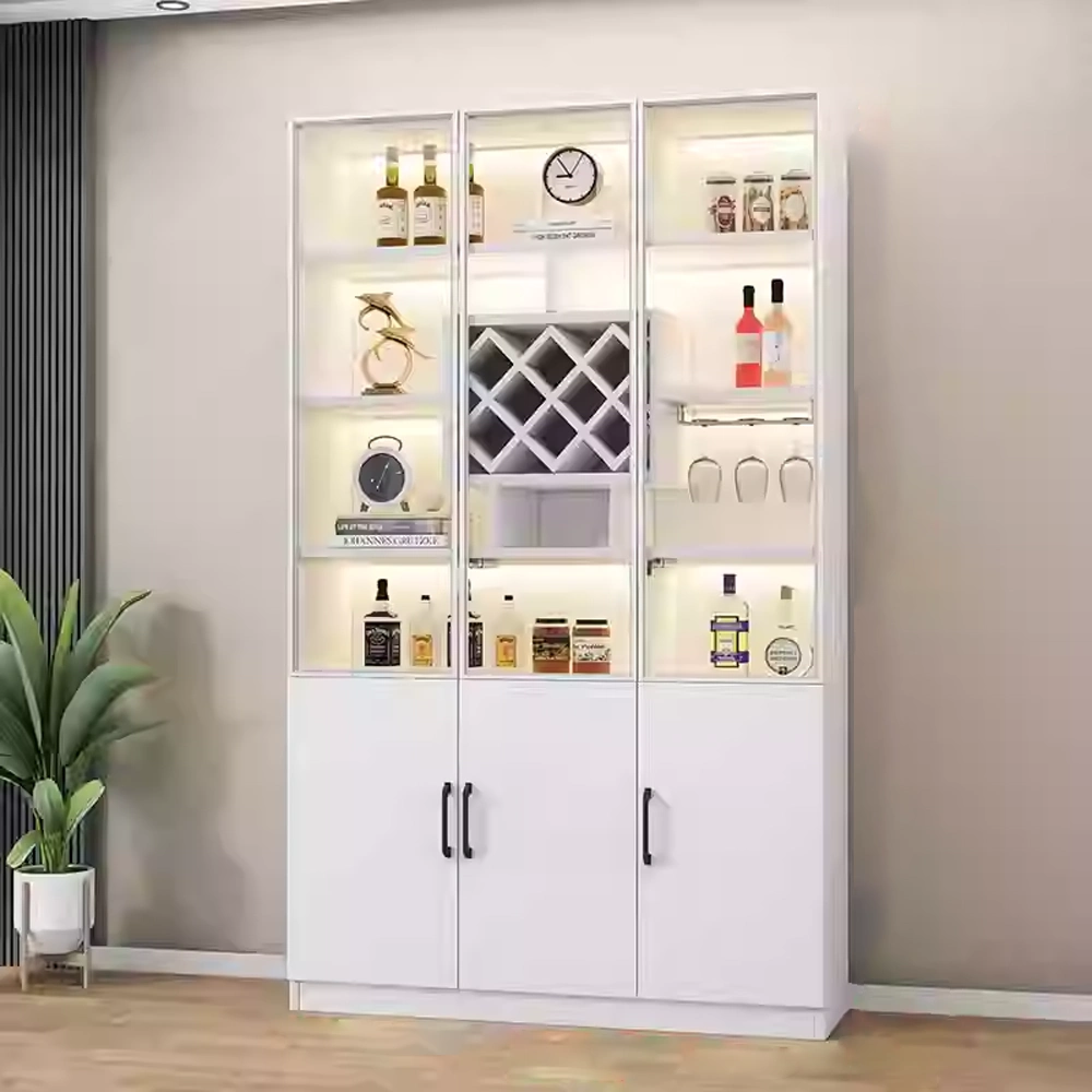 Glass Door Wine Cabinets & Display Cabinets for Living Room