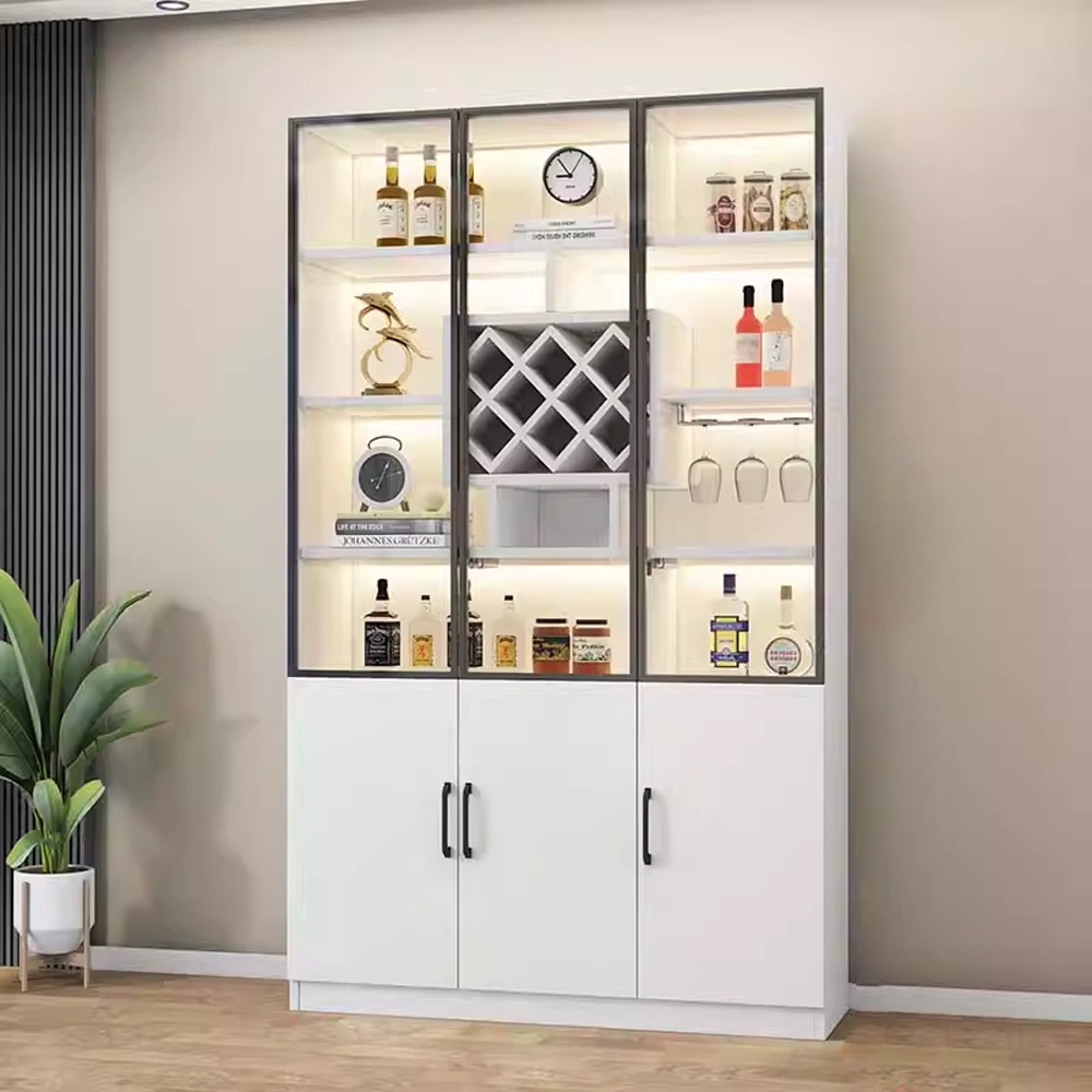 Glass Door Wine Cabinets & Display Cabinets for Living Room