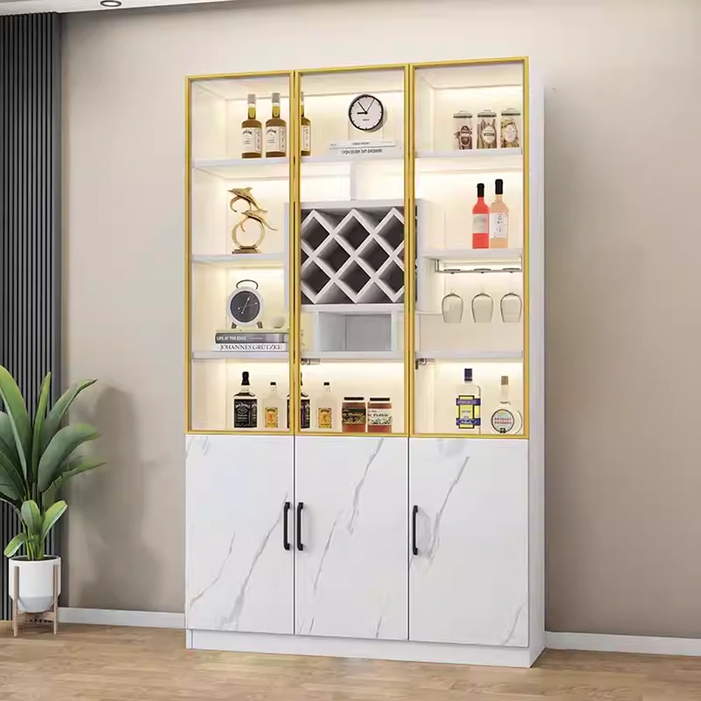 Glass Door Wine Cabinets & Display Cabinets for Living Room