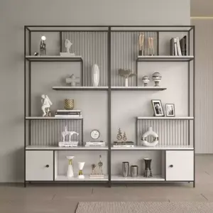 Metal Partition Office Display Shelves
