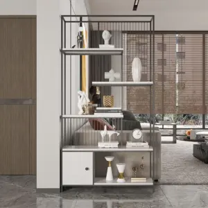 Metal Partition Office Display Shelves