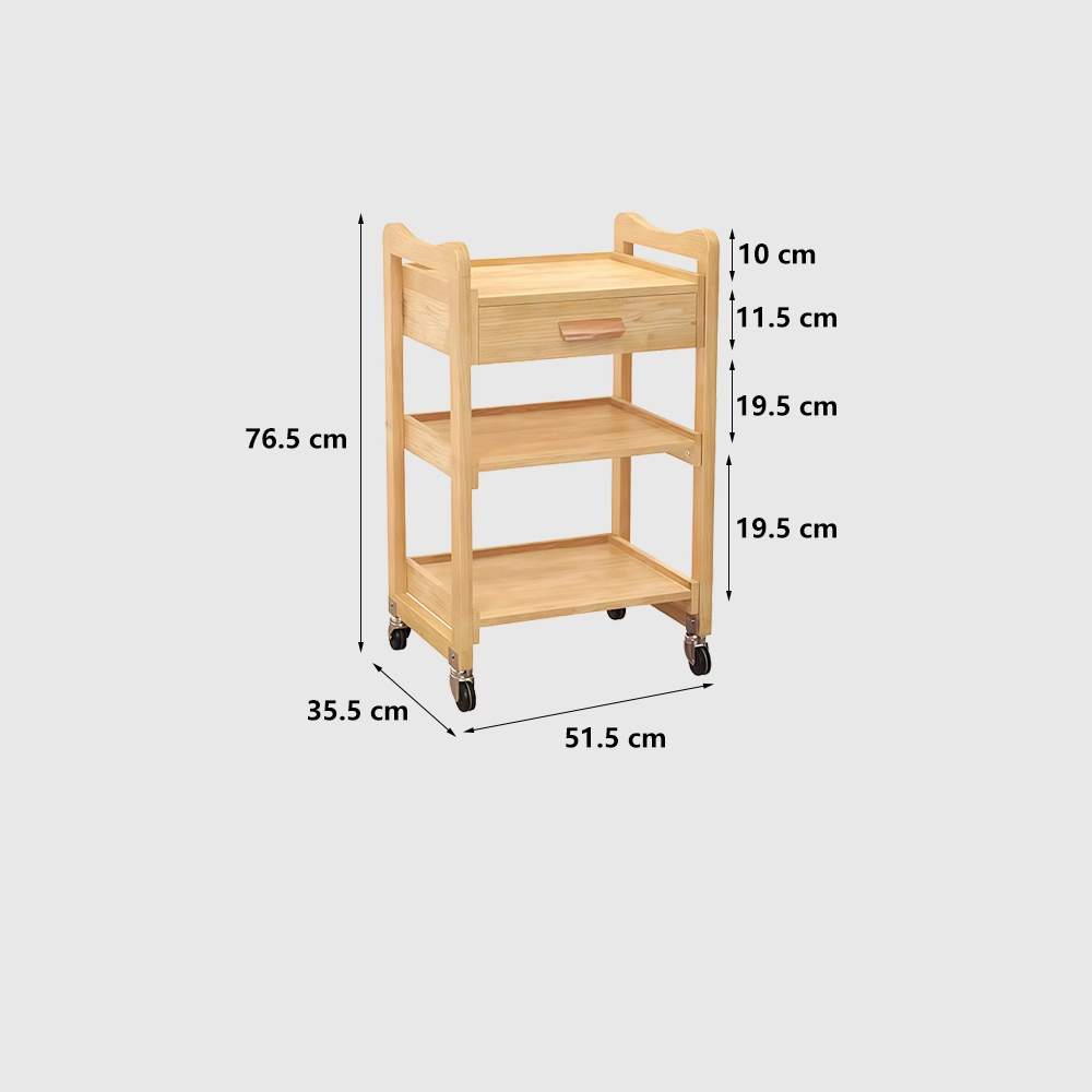 Multi-Purpose 3-Tier Utility Cart with Wheels Multi-Purpose 3-Tier Utility Cart with Wheels