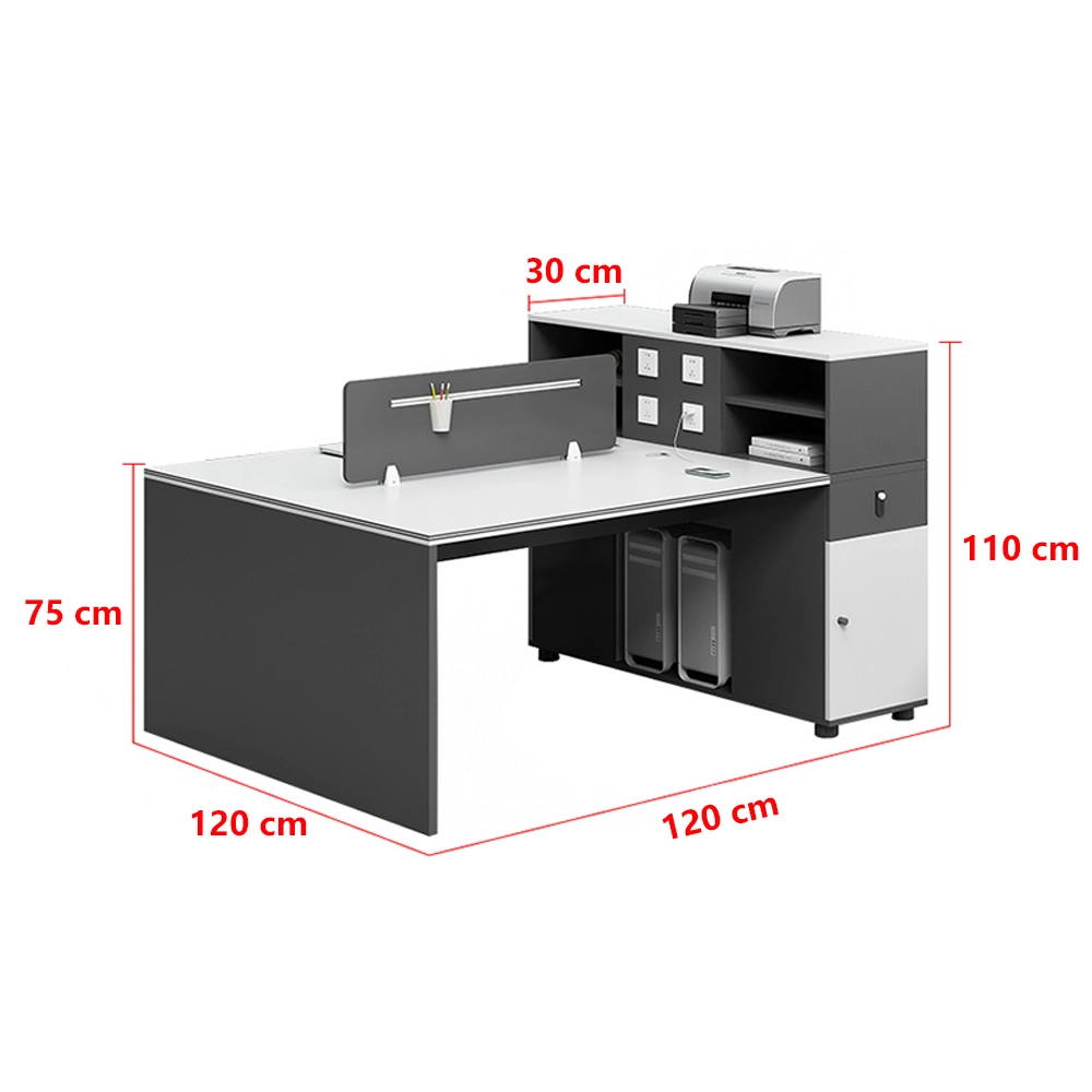 SKU_1.2米面对面双人位_看图王.web Office Desks and Chairs-Ergonomic Computer Desk & Cubicle Workstation Solutions