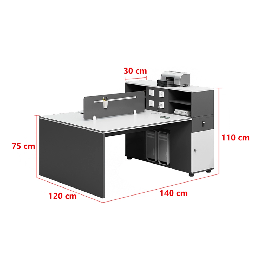 SKU_1.4米面对面双人位_看图王.web Office Desks and Chairs-Ergonomic Computer Desk & Cubicle Workstation Solutions