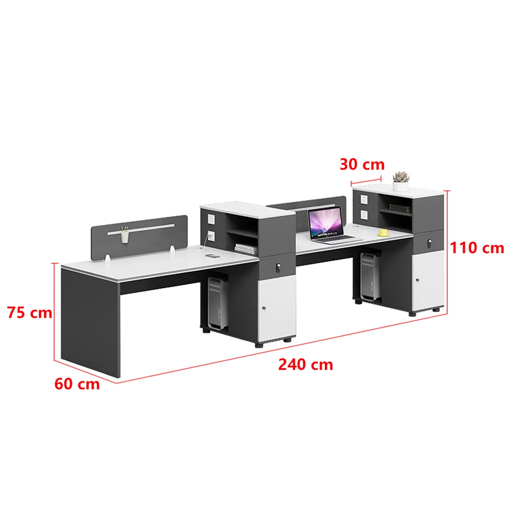 SKU_2.4米并排双人位_看图王.web Office Desks and Chairs-Ergonomic Computer Desk & Cubicle Workstation Solutions