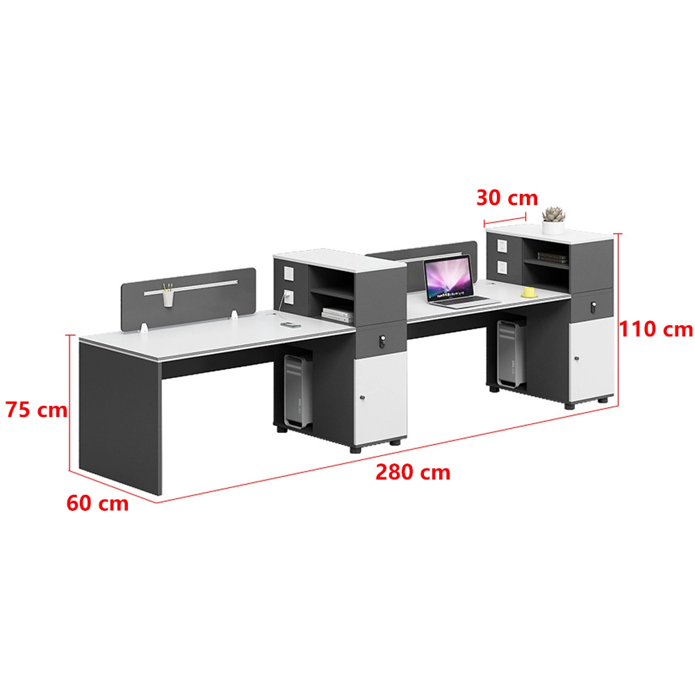 SKU_2.8米并排双人位_看图王.web Office Desks and Chairs-Ergonomic Computer Desk & Cubicle Workstation Solutions