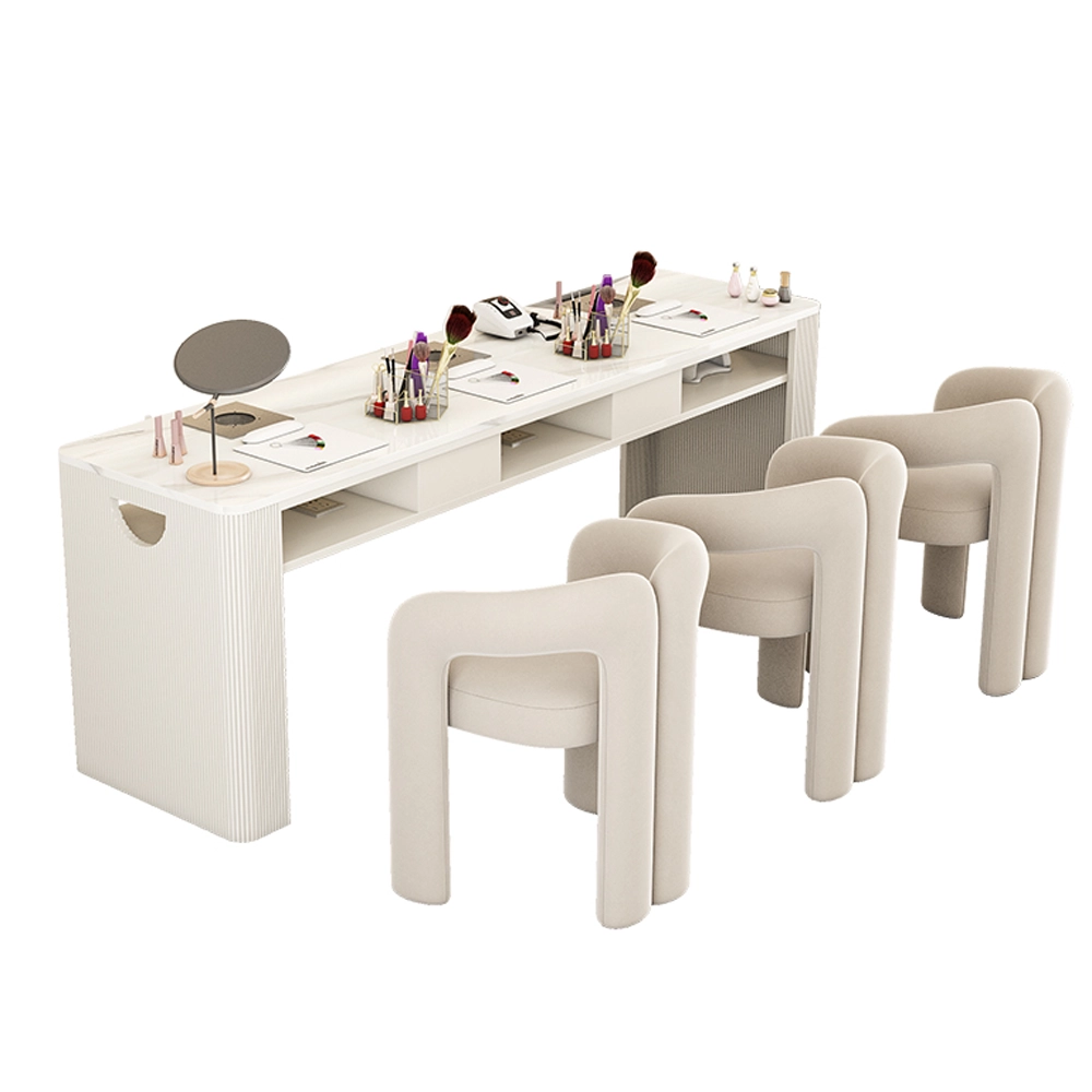 Professional Nail Desk with Integrated Dust Collector & Electrical Sockets Professional Nail Desk with Integrated Dust Collector & Electrical Sockets