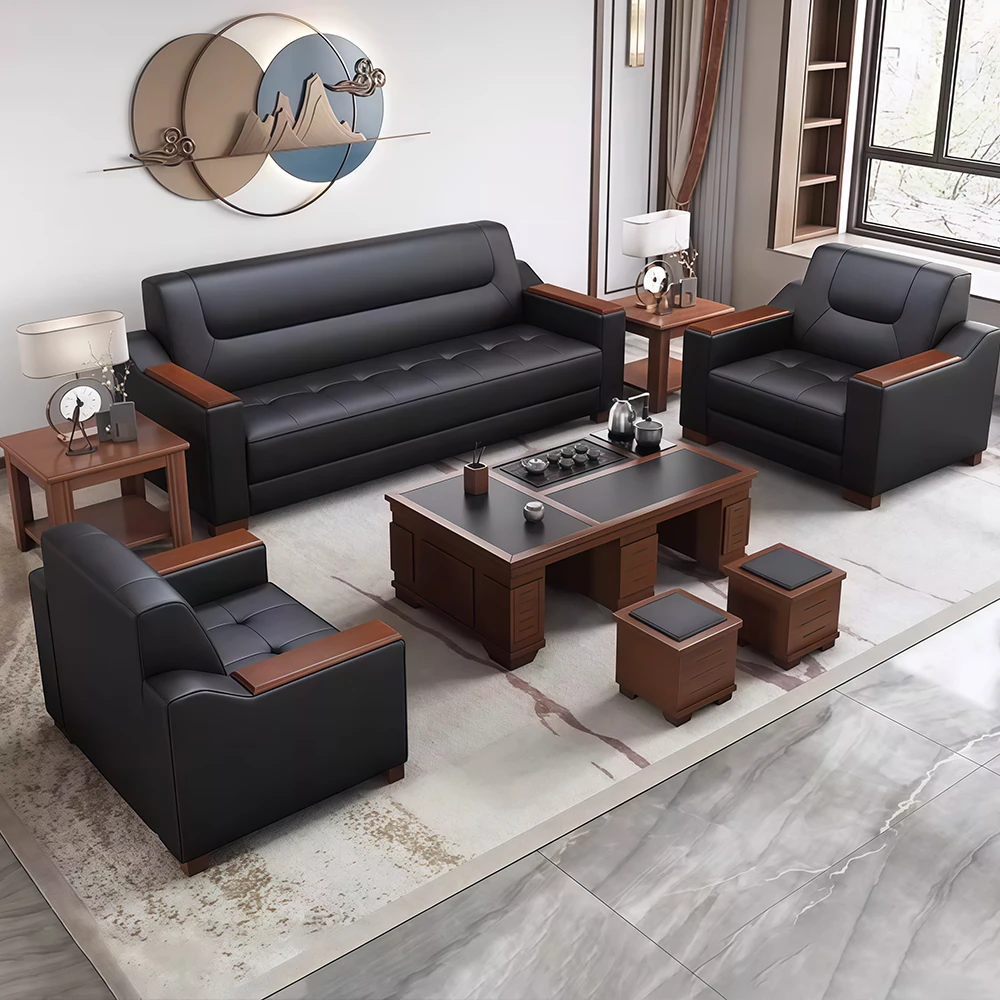 VIP Reception Furniture Sets - Office Sofa & Coffee Table Suites