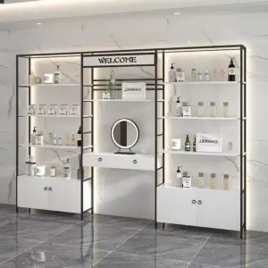 Multi-Tier Professional Cosmetic Display Stands for Salon Retail & Storage