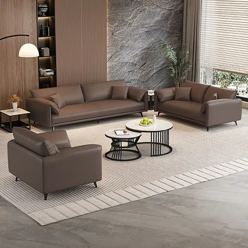 Modern Reception Room Sofa Sets- Luxury Office Waiting Room Furniture