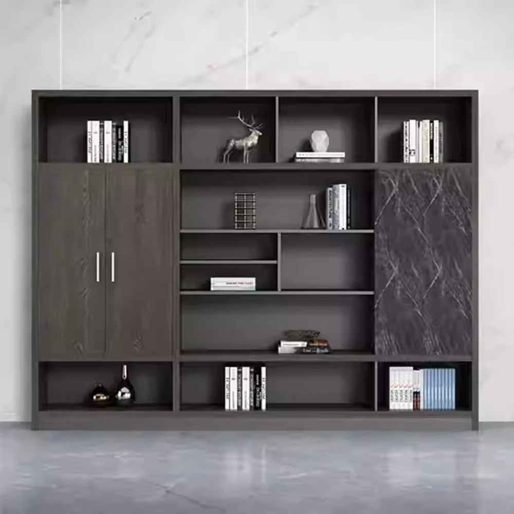 Executive Office Storage Cabinet - Filing Bookcase and Partition for Background Wall