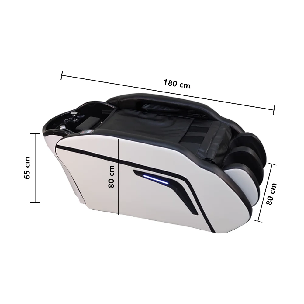 Professional Water Recycling Shampoo Chair - Electric Adjustable Massage Salon Bed