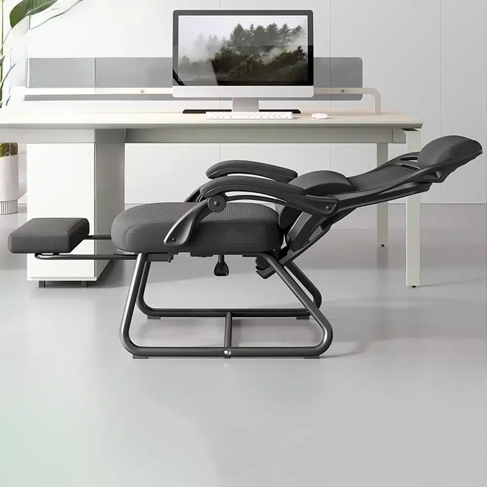 Lie Flat Computer Chair - Reclining Ergonomic Office Chair with Headrest