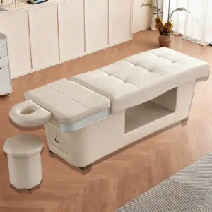 Curved Thai Shampoo Bed with Water Circulation