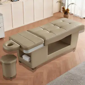 Curved Thai Shampoo Bed with Water Circulation
