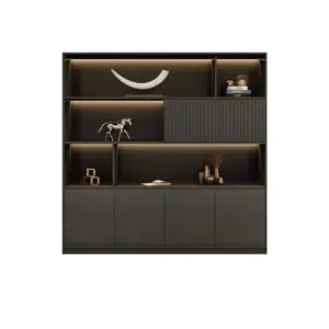 Multi-Purpose Storage Cabinets for Office & Study-Wall File Cabinets and Decor Display Shelves