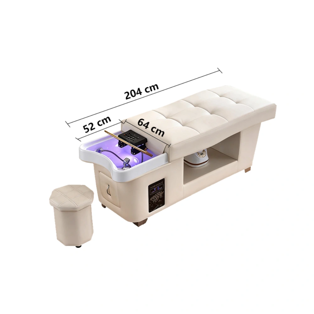 Curved Thai Shampoo Bed with Water Circulation Curved Thai Shampoo Bed with Water Circulation