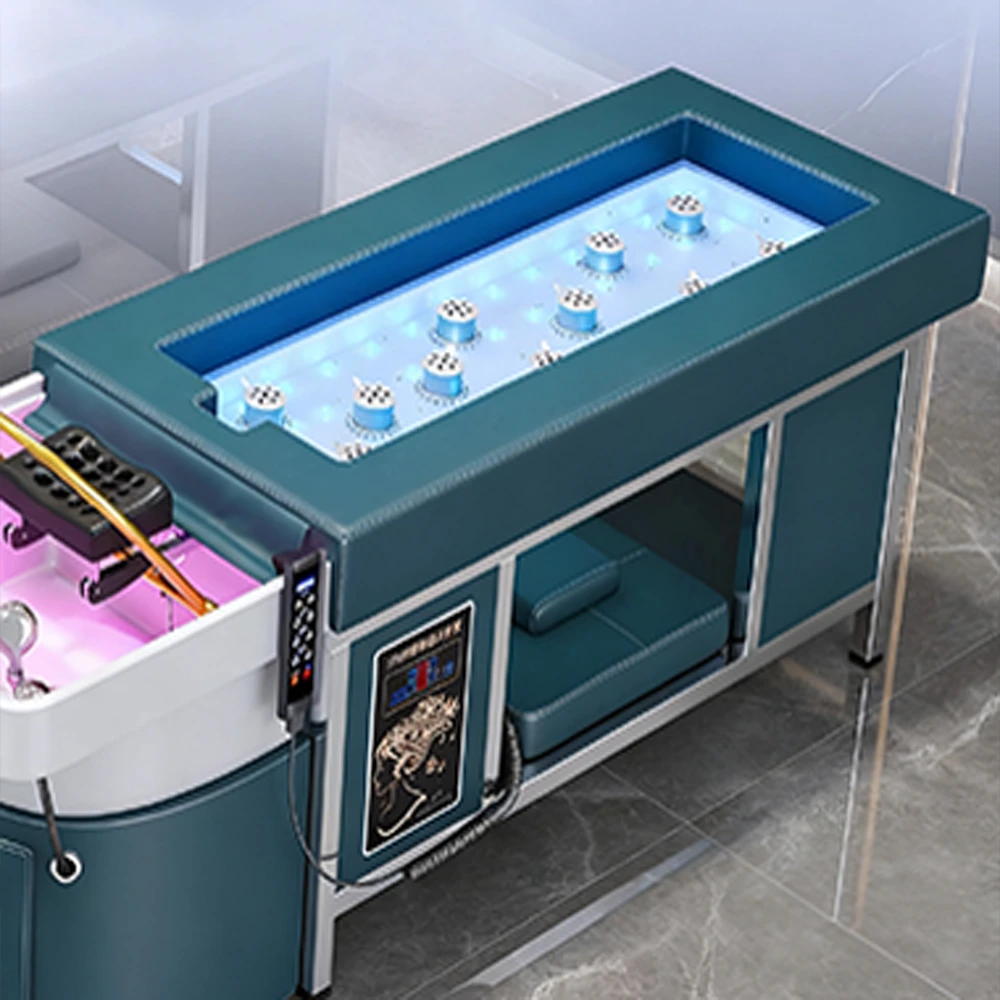 Intelligent Beauty Salon Shampoo Bed with Water Recycling System Intelligent Beauty Salon Shampoo Bed with Water Recycling System