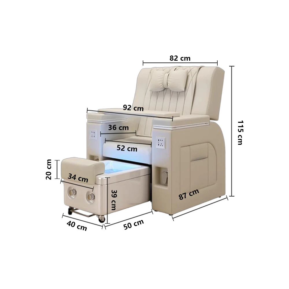 Electric Foot Massage Recliner for Pedicure & Spa Electric Foot Massage Recliner for Pedicure & Spa