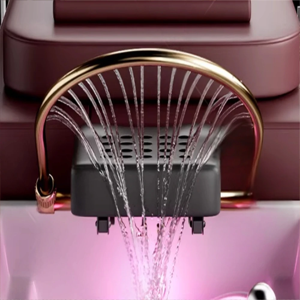 Curved Thai Shampoo Bed with Water Circulation Curved Thai Shampoo Bed with Water Circulation