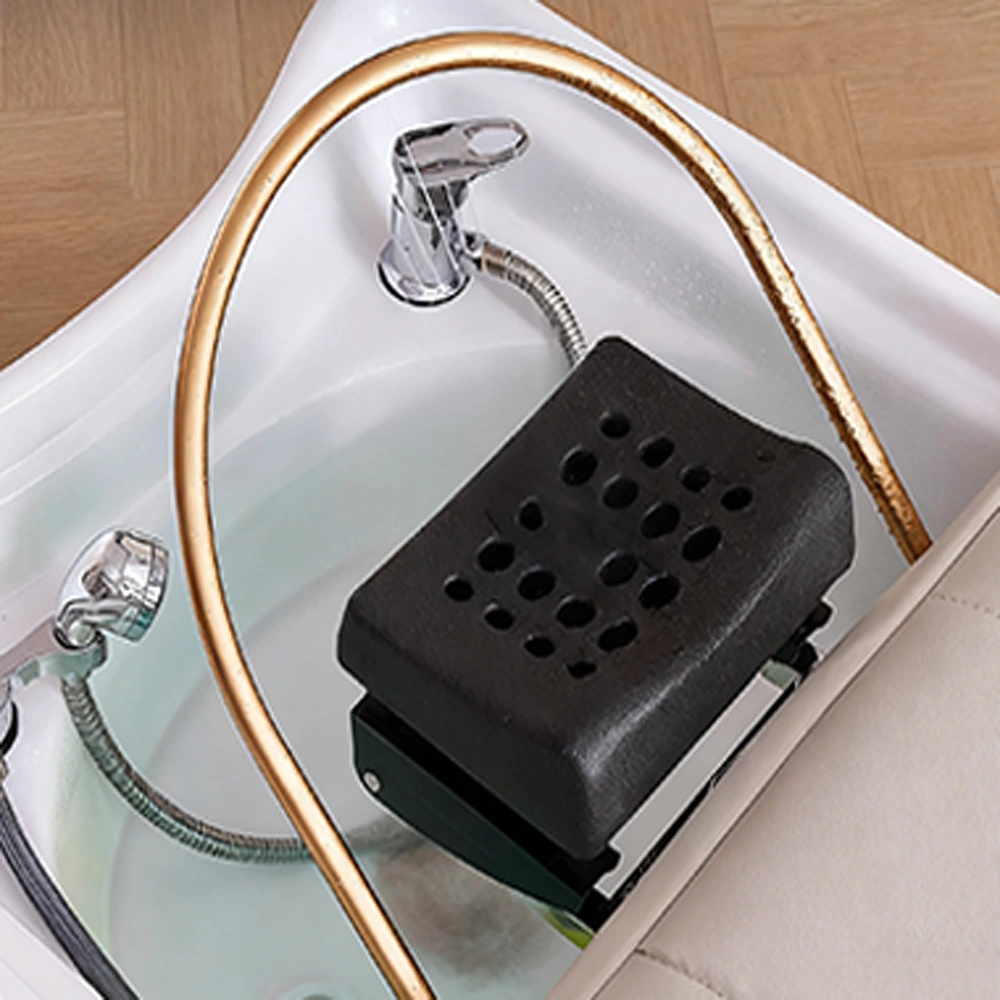 Heavy-Duty Thai Style Shampoo Bed with Easy-Clean Ceramic Basin Heavy-Duty Thai Style Shampoo Bed with Easy-Clean Ceramic Basin